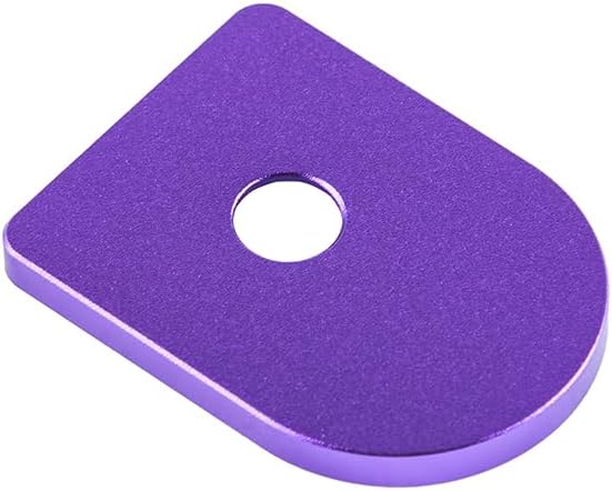 Advanblack Axion CNC Machined Seat Bolt Post Knob Cover, Aluminum Seat Bolt Screw Cover Compatible with Harley Touring, Softail, Dyna, Road King, Street Glide, Electra Glide 1996-2025 (Purple)
