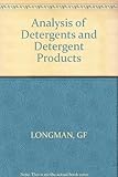  Analysis of Detergents and Detergent Products