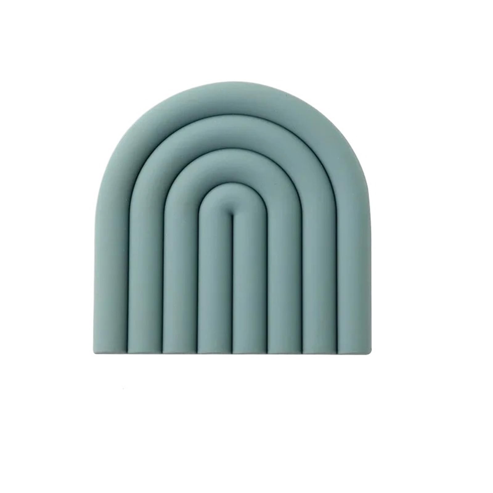 JZQKXMVNCLH Silicone Table Mat Coaster Kitchen Heat Resistant Potholder Placemat(15X15CM-2)