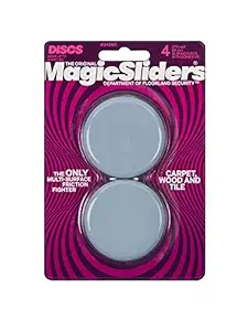 MAGIC SLIDERS L P 4060 4 Pack2-3/8 RND Slide Disc