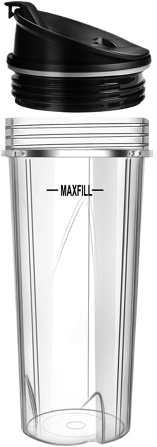 3パック 16オンス ブレンダー交換部品 ブレンダーカップ、Nutri対応、Ninja対応、QB3001SS、持ち運び用蓋付き交換品