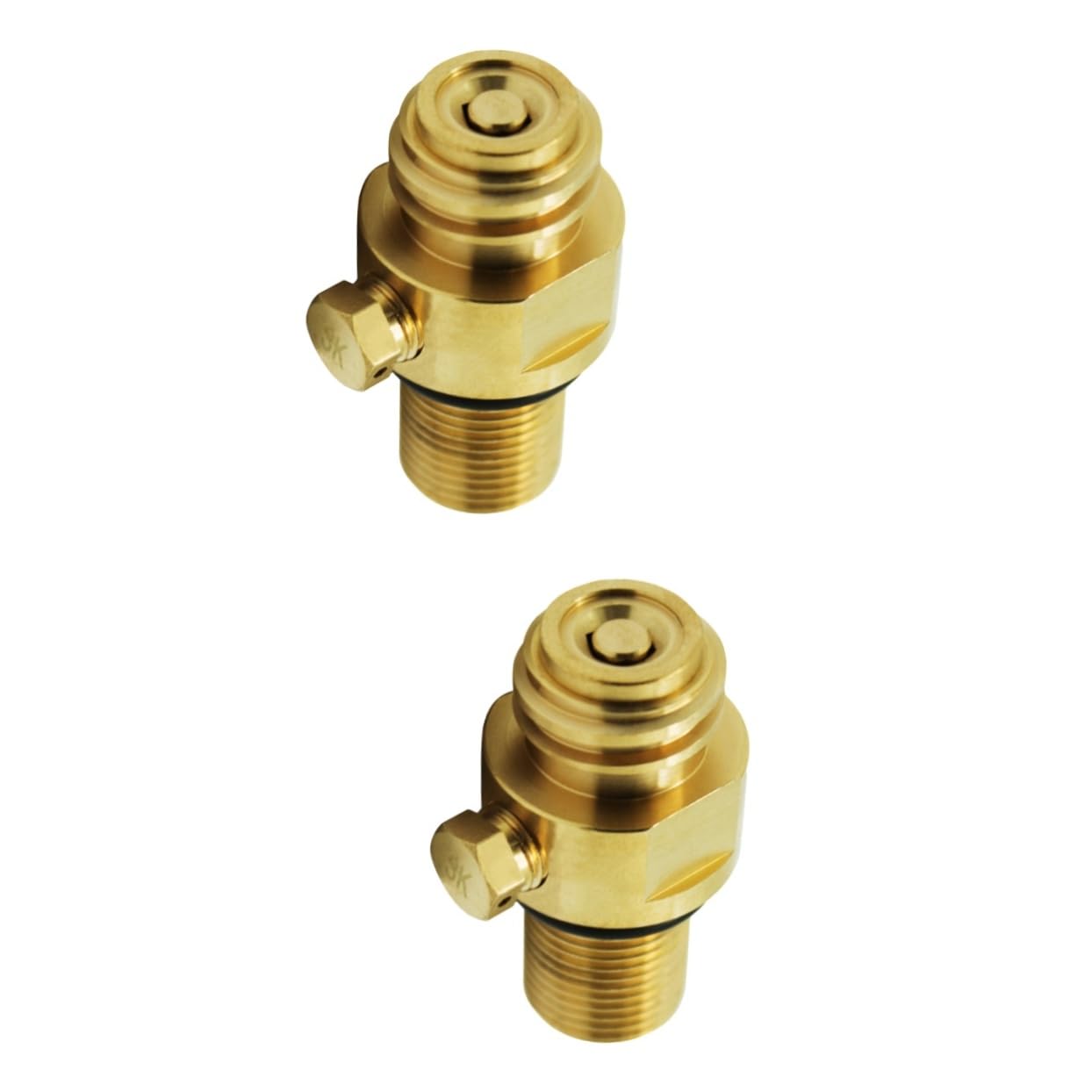 Alipis 2 Pz adattatore bombola co2 connettore della macchina della soda Adattatore serbatoio CO soda dispenser Adattatore CO testa di conversione co2 connettore m18x1,5 a tr21-4