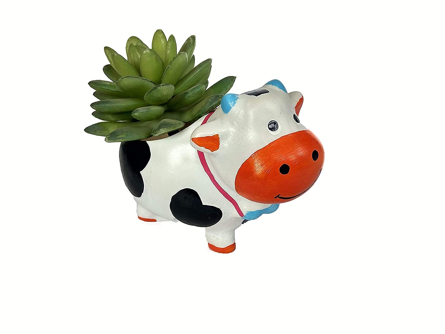 Crazy Pots Cute Resin Animal Planter for Indoor, Succulent Plants - Best Gift -Handmade, Hand Painted, Small (1 Piece Without Plant) (Animal - Cow (6 Inches) Planter) (B09767HQ7V) Amazon Price History, Amazon Price Tracker