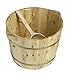ALFI brand AB6604 15-Inch Solid Cedar Wood Foot Soaking Barrel Bucket with Matching Spoon