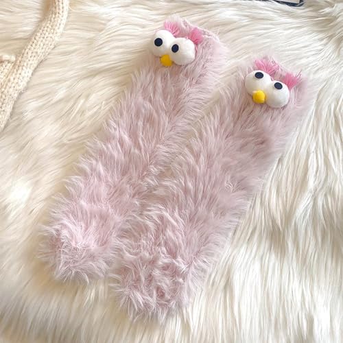 Image of TFTSR Crazy Funny Fuzzy Silly Socks for Kids Women,Girls Fluffy Slipper Novelty Fun Socks,Boy Men Cute Cozy Soft Animal Socks