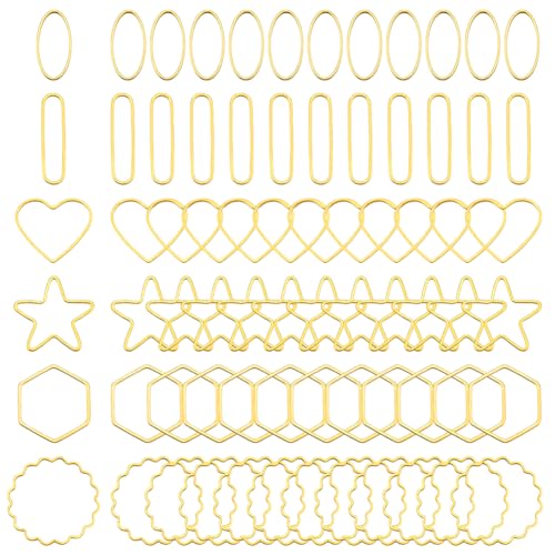 Bracelets et colliers DIY avec 120 anneaux de liaison en laiton