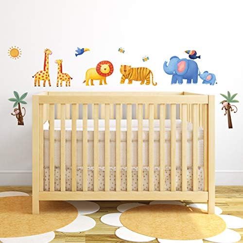 RoomMates Jungle Adventure Peel and Stick Wall Decals