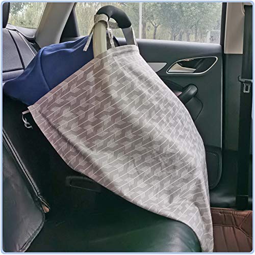 100% Cotton Breastfeeding Nursing Cover - Multi-use Carseat Canopy, Nursing Car Seat Covers for Babies, Boys & Girls Shower Gifts - Thumbnail 7