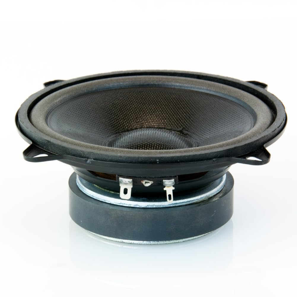 MASTER AUDIO 1 CW500/4+4 subwoofer altoparlante sub woofer 13,00 cm 130 mm 5" 80 watt rms 160 watt max impedenza doppia bobina 4 + 4 ohm porte portiere cofano bagagliaio auto 1 pezzo