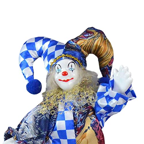 Muñeco payaso de porcelana de 8 cm predolo miniatura 6