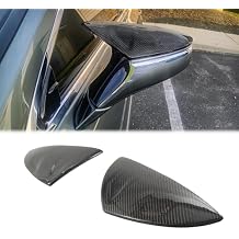 Real Carbon Fiber Mirror Cover Compatible with 20212025 Lexus IS300 IS350 IS500 Glossy Side Door Rearview Mirror Cap Replacements Luxury Exterior Styling & Protection Upgrade