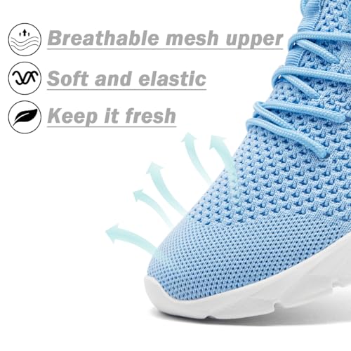 Image of DLWKIPV Womens Slip on Walking Tennis Shoes for Women Work Running Athletic Gym Sports Sneakers Lightweight Casual Shoe