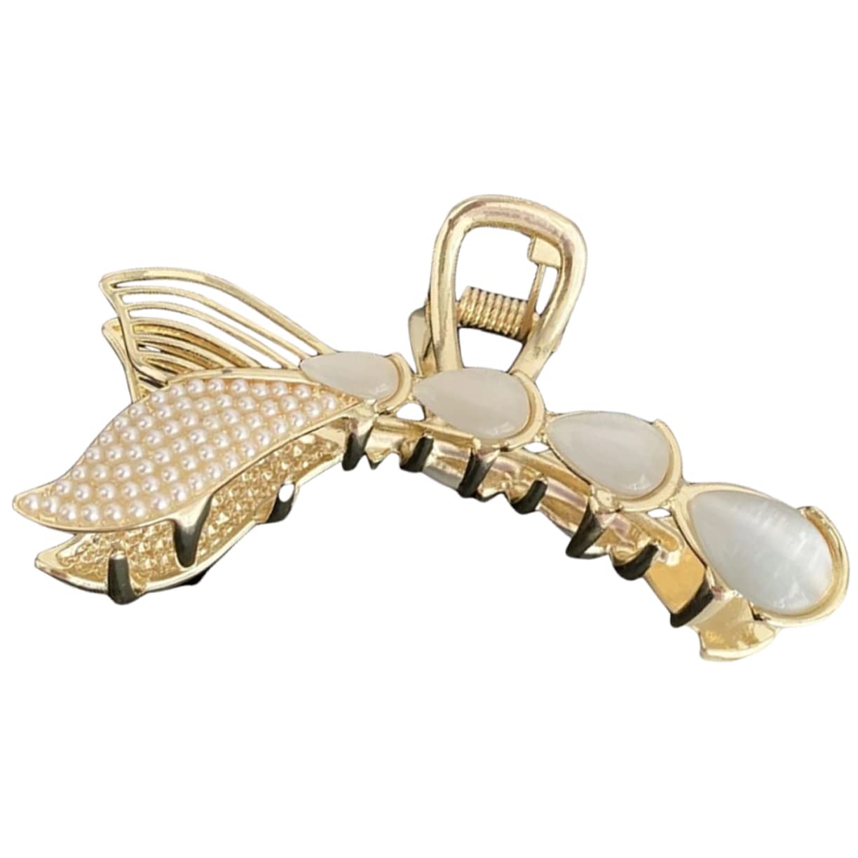Healeved 5stücke Mermaid Haarklammer Mit Perlen Nonslip Haarclip Für Damen Stylische Haarklammer Für Hochsteckfrisuren Für Alltag Hochzeiten Reisen Und Mehr