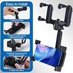 Kelofam Vue arrière Support de téléphone miroir, multifonctionnel 360°Rotable et rétractable, adapté pour iPhone15 14 iPhone13promax,iPad,Samsung Z Plier 5 4, Tous les téléphones intelligents