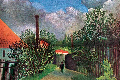 1art1 Henri Rousseau Posters XXL Le Chemin Étroit Affiche 120x80 cm