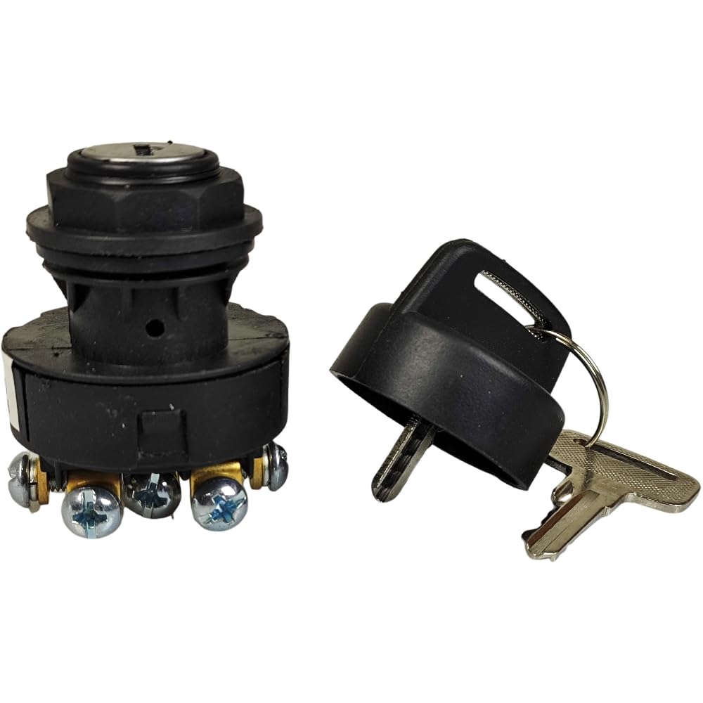 XYZIL Ignition Switch 96008-SGT 96008-S for Genie GS-1530 GS-1532 GS-1930 GS-1932 GS-2032 Scissor Lift S-40 S-45 S-60 S-65 S-80 TMZ-34/19 TMZ-50/30 TZ-34/20 TZ-50/30 83093GT w/Key 3000