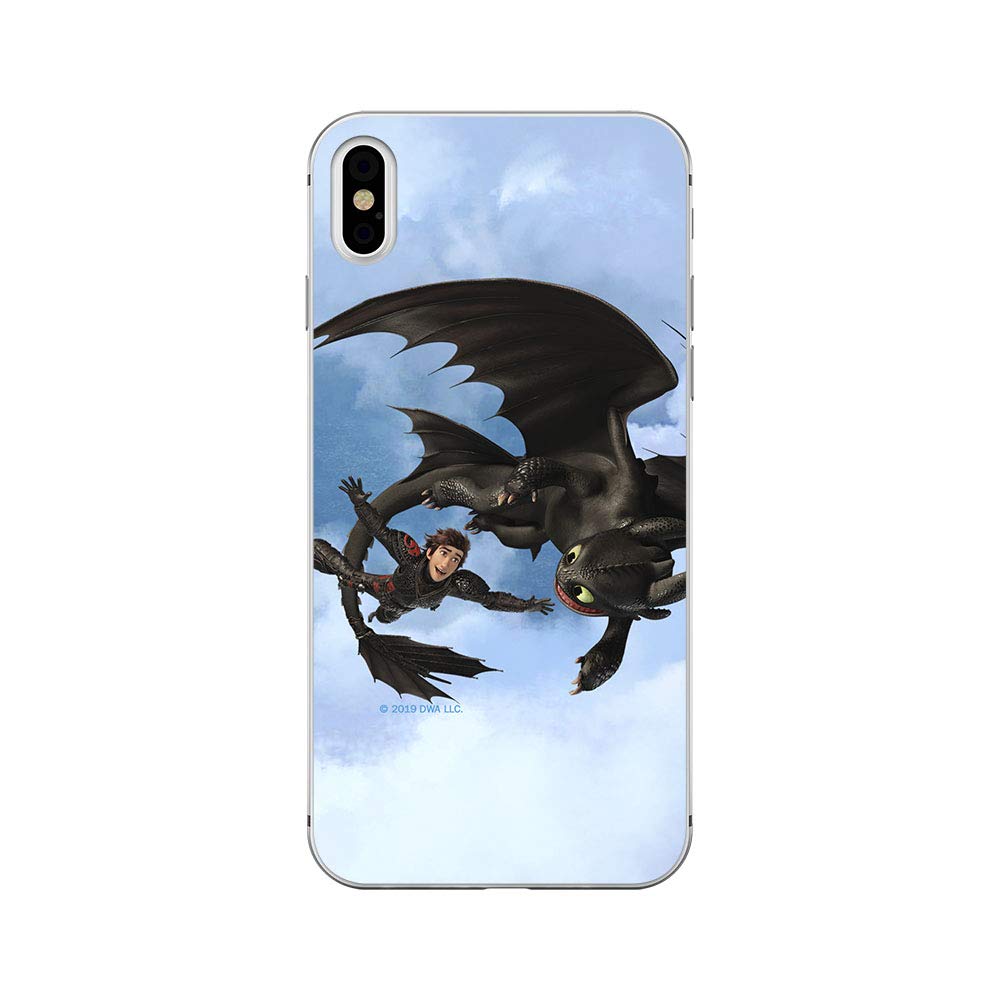 Amazon.com: ERT GROUP Original DreamWorks How to Train Your Dragon TPU Case  for iPhone Xs MAX, Liquid Silicone Cover, Flexible and Slim, Protective for  Screen, Shockproof and Anti-Scratch Phone Case Blue :