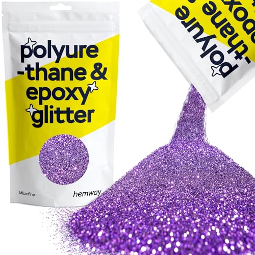 Hemway Resin Glitter Purple 100g Microfine Polyurethane & Epoxy Glitter
