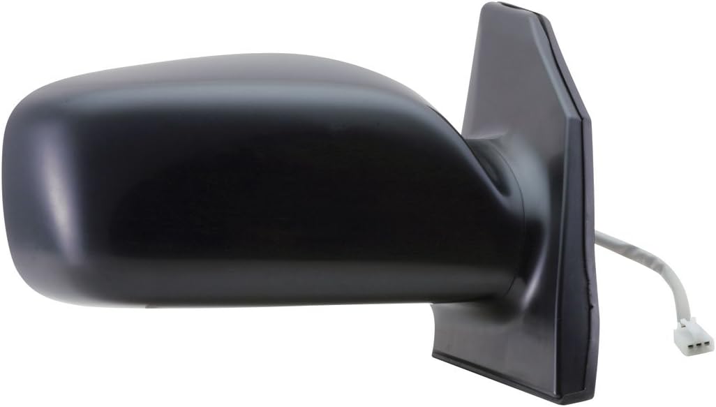 Driver Side Mirror for Toyota Corolla CE Model, Black, Non-Foldaway, Power