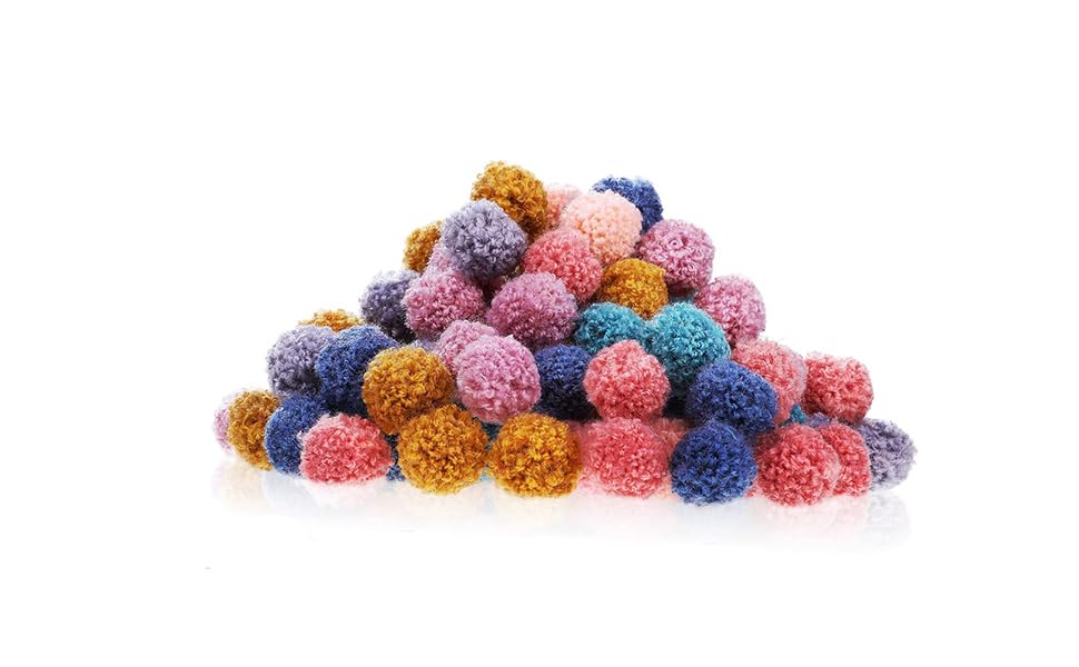Allecto - Kleurrijke Mini-Pompons - Pluizige Pluche Ballen - 30 Mm Vilten Ballen Verjaardag Feest Decoratie Diy 100 Stuks Geschikt Voor Naaien Diverse Kleuren Allecto - Kleurrijke Mini-Pompons - Pluizige Pluche Ballen - 30 Mm Vilten Ballen Verjaardag Feest Decoratie Diy 100 Stuks Geschikt Voor Naaien Diverse Kleuren