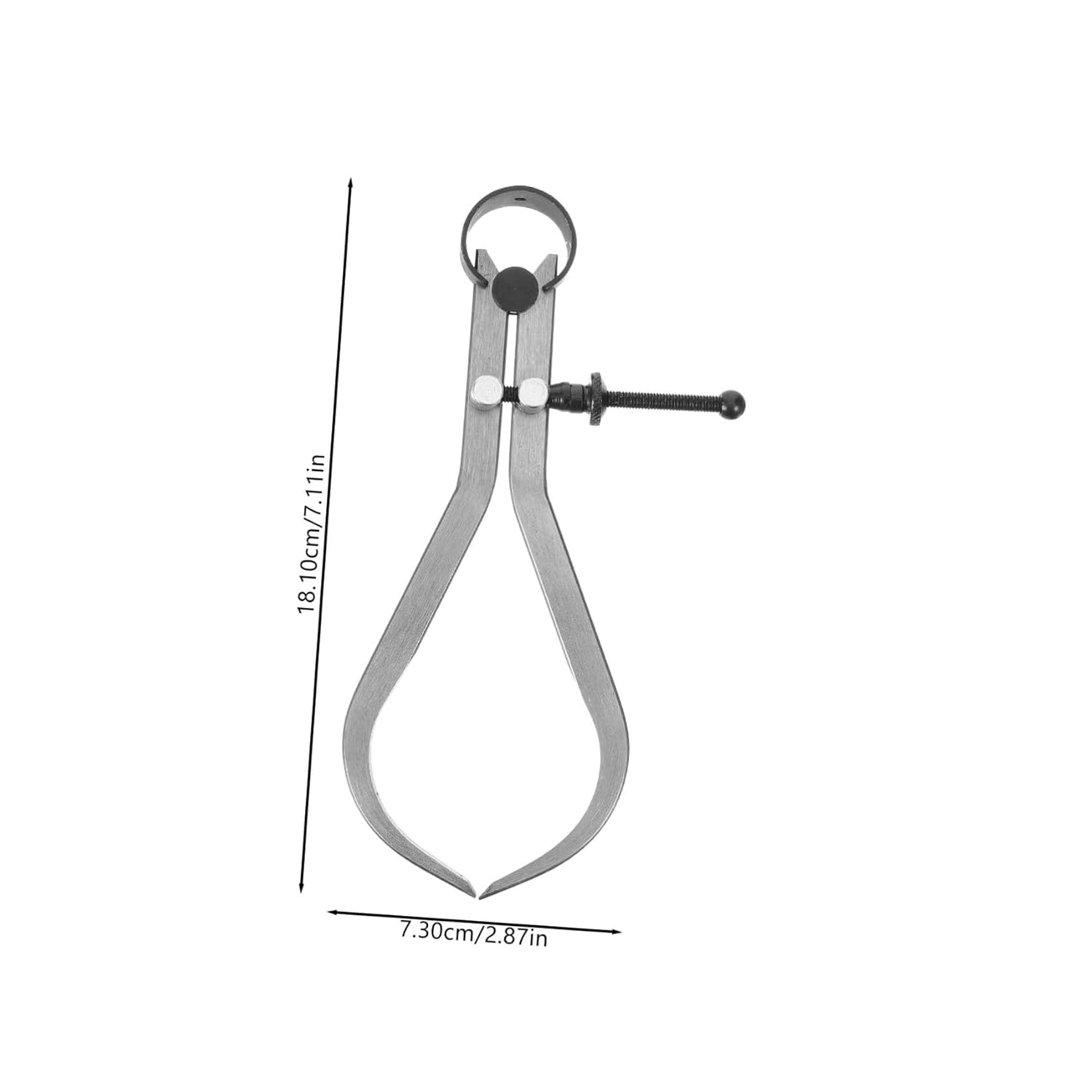 Caliper Measuring Tool for Woodworking Portable Divider Caliper with High Precision Range Design for Wood Lathe Woodturning Essential Measuring Tool