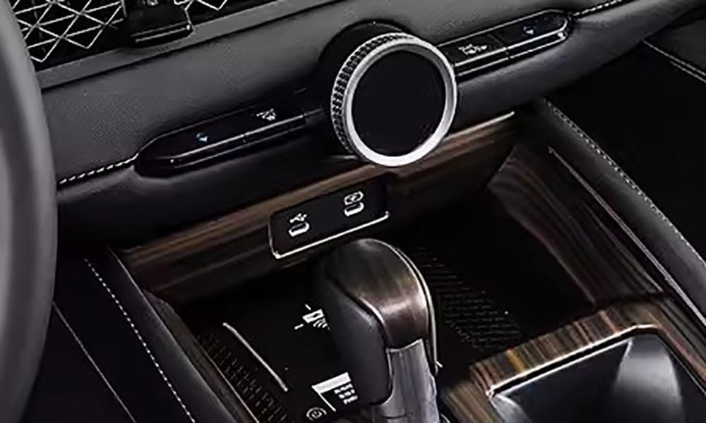 Car Accessories Fit for Honda Accord 11th Gen 2023 2024 ABS Interior Front Cigarette Lighter USB Socket Outlet Panel Cover Trim 1PC set (Peach Wood)