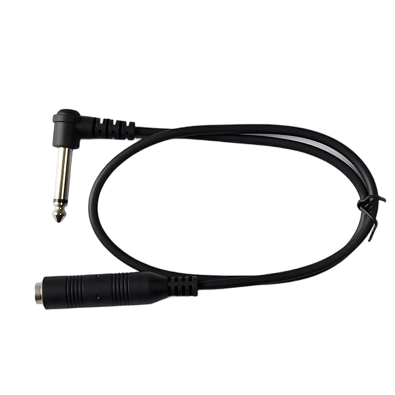 Cable de extensión mono 6,35 mm de ángulo recto macho a hembra para altavoces y guitarras 7