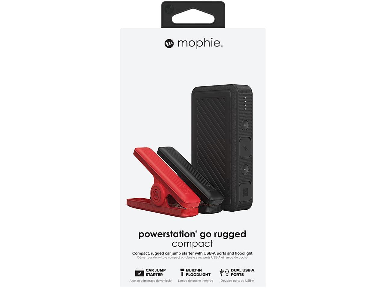 Mophiepowerstation Go Rugged Ac Portable Ac Usb Light Jump Starter