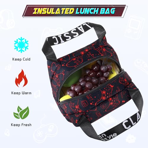 Scothen Boys Backpack, Cool Luminous Kids School Backpacks with Lunch Bag by Scothen - Used condition - Image 6
