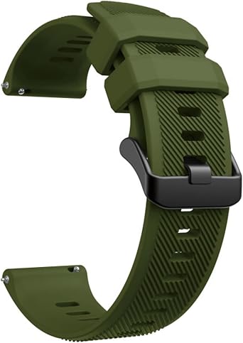 Sport Silicone Watch Band Strap For Garmin VENU 2 ,Forerunner745 ,Vivoactive 4 ,Fenix Chronos, Replacement 22mm Wristband