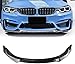 Produktbild IONZS Auto Frontschürze Lippe Spoiler für BMW F80 M3 4-Porta Berlina F82 F83 M4 2-Door Coupe Cabrio 2015-2020,Frontspoiler Lippe Diffusor Splitter,Stoßfängerlippe Protector