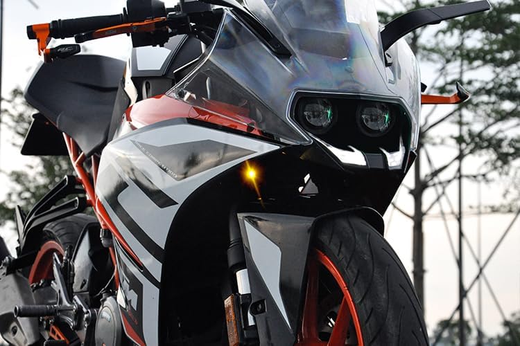 ONE.K.S For RC390 RC200 2014-2021 CNC Aluminum alloy Motorcycle Rearview Mirror Fixed Wind Wing Rearview Mirror