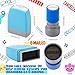 Henoyso 14 Pcs Office Stamp Set Self Inking Office Stamp Business Stamps Message Account Work Stamp Office Stationery Approved Paid Copy Faxed Scanned Stamps for Office Message Supplies