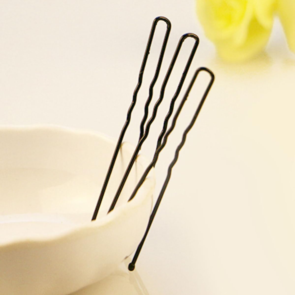 35pcs Women U Shaped Stainless Steel Hair Pin Black for Styling image 3