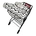 Shopping Cart Cover For Baby- 2-in-1 - Foldable Portable Seat with Bag for Infant to Toddler - Compatible with Grocery Cart Seat and High Chair - Boy/Girl Design - Compact and Cushy by MurphyFine
