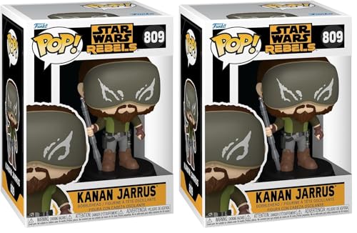Funko Pop! Star Wars: Rebels - Kanan Jarrus - Star Wars: Rebels - Figura de Vinilo Coleccionable - Idea de Regalo - Mercancia Oficial - Juguetes para Niños y Adultos - Sci-Fi Fans (Paquete de 2)