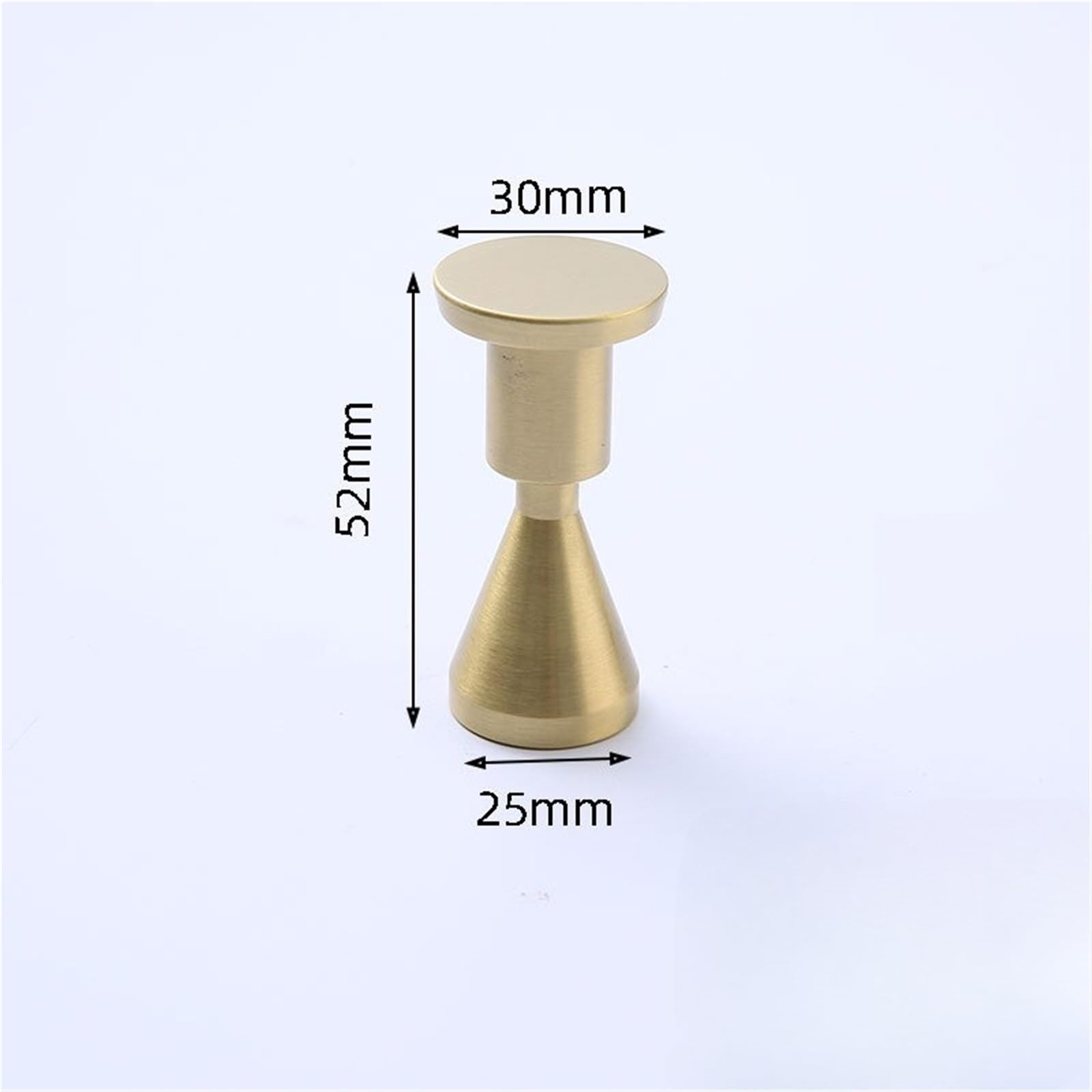 Messing Garderobenhaken Massive Messing goldene Lagerhaken Badezimmer Innen Küche Flur Wand Kleiderhaken Wandbehänge Reihenhaken Hardware(6905-Brass Coat Hook)