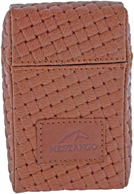 Mestango Cigarette Case Kingsize Pack 20101-3 / Brown Leather / Made in Greece