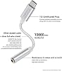 JCALLY JM12 Tipo C USB C a 3.5mm Dongle DAC Chip KT02H20 DSD128 Adaptador de Audio Digital con Conductor Plateado 6