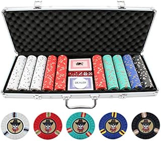 13g Outlaw Clay Poker Chips Set - 500 Piece Set