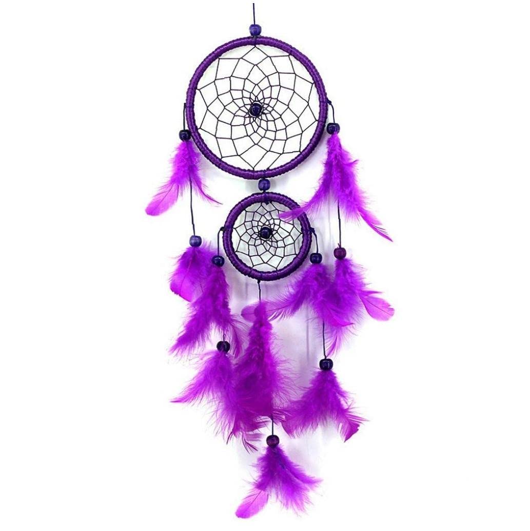 Handmade Dream Catcher Feather Dreamcatchers Wedding Wall Hanging Decoration Bedroom Craft Xmas Wall Art