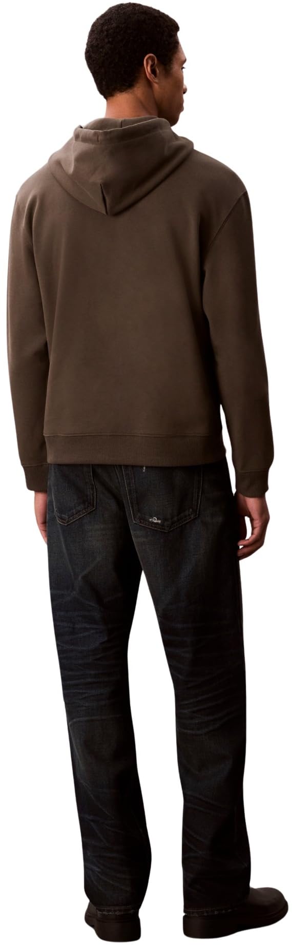 Image secondaire de Hoodie Monogram Calvin Klein en Grey Beluga pour Homme