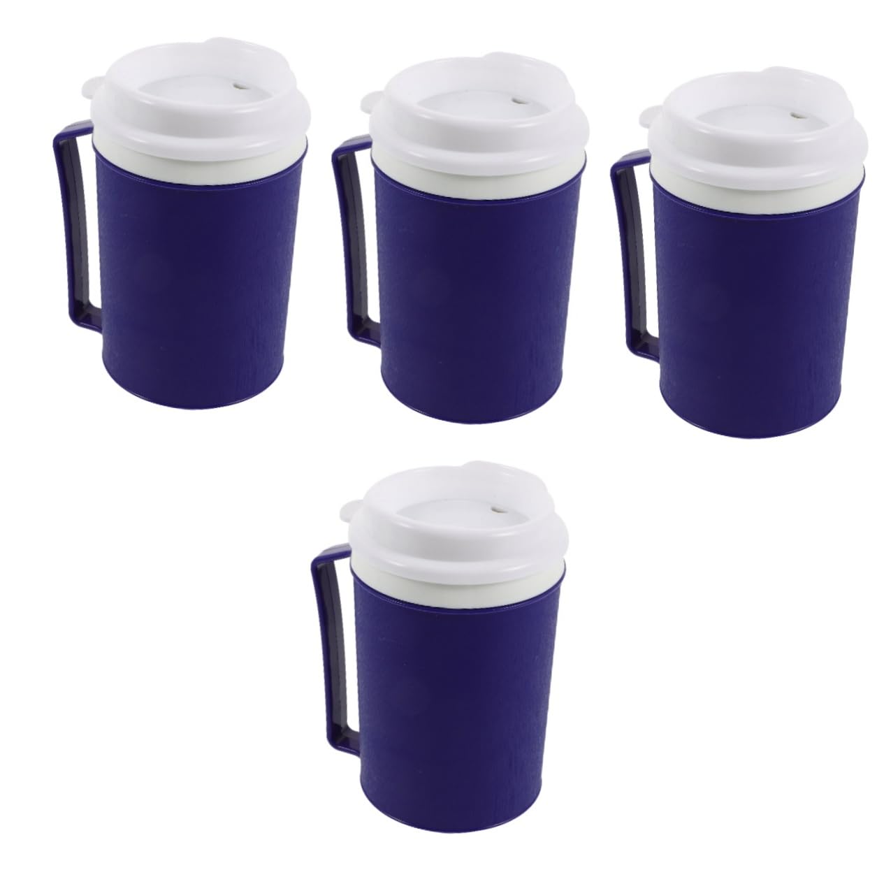 Healeved 4pezzi Tazza Antigoccia Per Anziani e Pazienti Disabili Con Manico Bicchiere Ergonomico Per Alimentazione Capacità Design Pratico e Sicuro Per Utenti Con Difficoltà Nel Bere