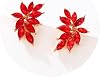 Small Rhinestone Earring Stud for Women Dainty Marquise Crystal Cluster Wedding Earring