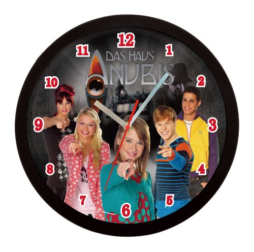 United Labels AG Das Haus Anubis - Reloj de Pared en 3D (30 cm)