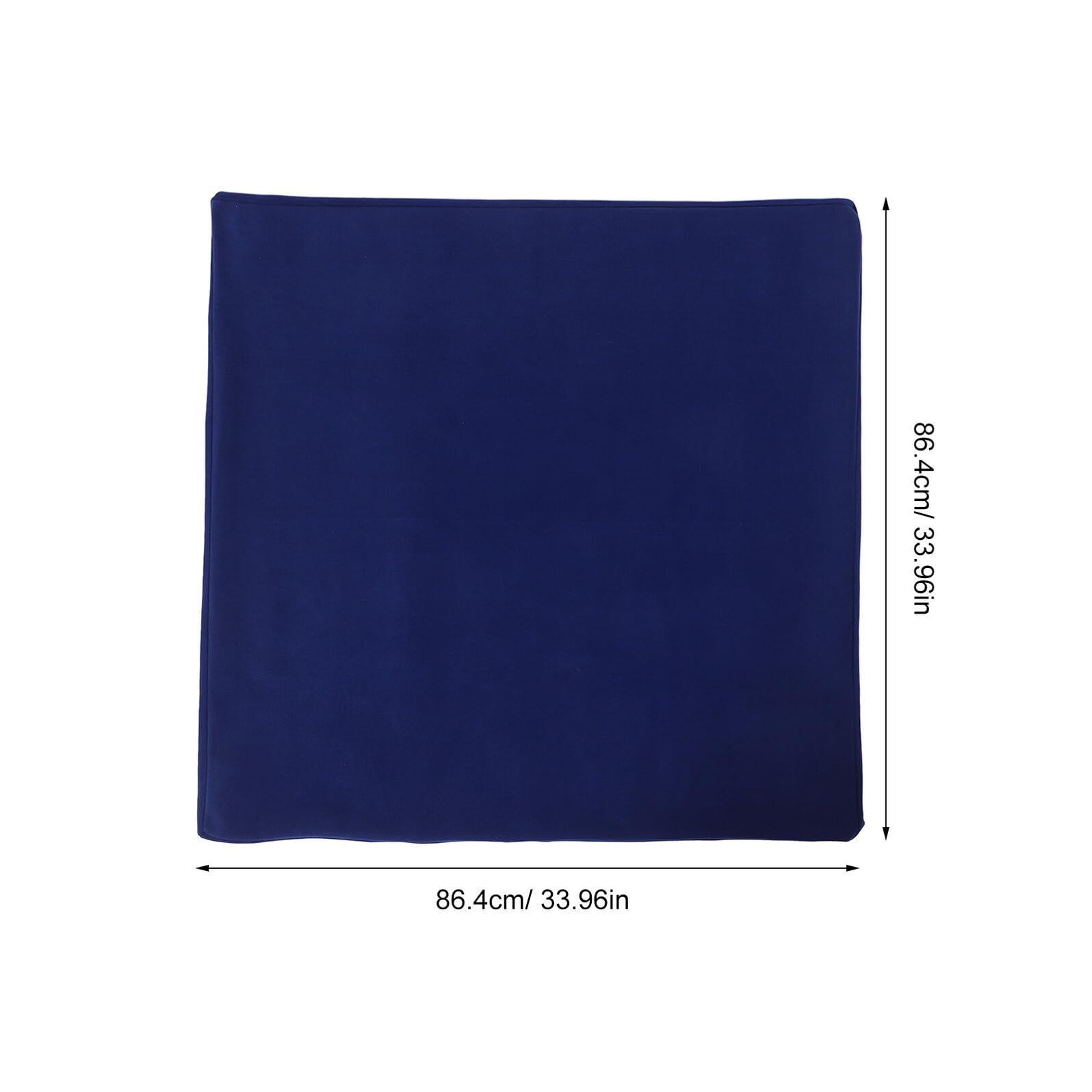 Abaodam Tapete de Juego Plegable Antideslizante para Mesa 86x86 Cm Azul Oscuro, Tapete Portátil para Mahjong y Póquer, Superficie Silenciosa Adecuado para Juegos de Mesa y Cartas