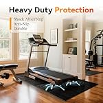 Treadmill Mat for Hardwood & Carpet Floors, 79 × 39.4, 71×31.5, Non-Slip Mat Under Treamills, 1/4 Thick, Floor Protection for Home Gym - Image 3