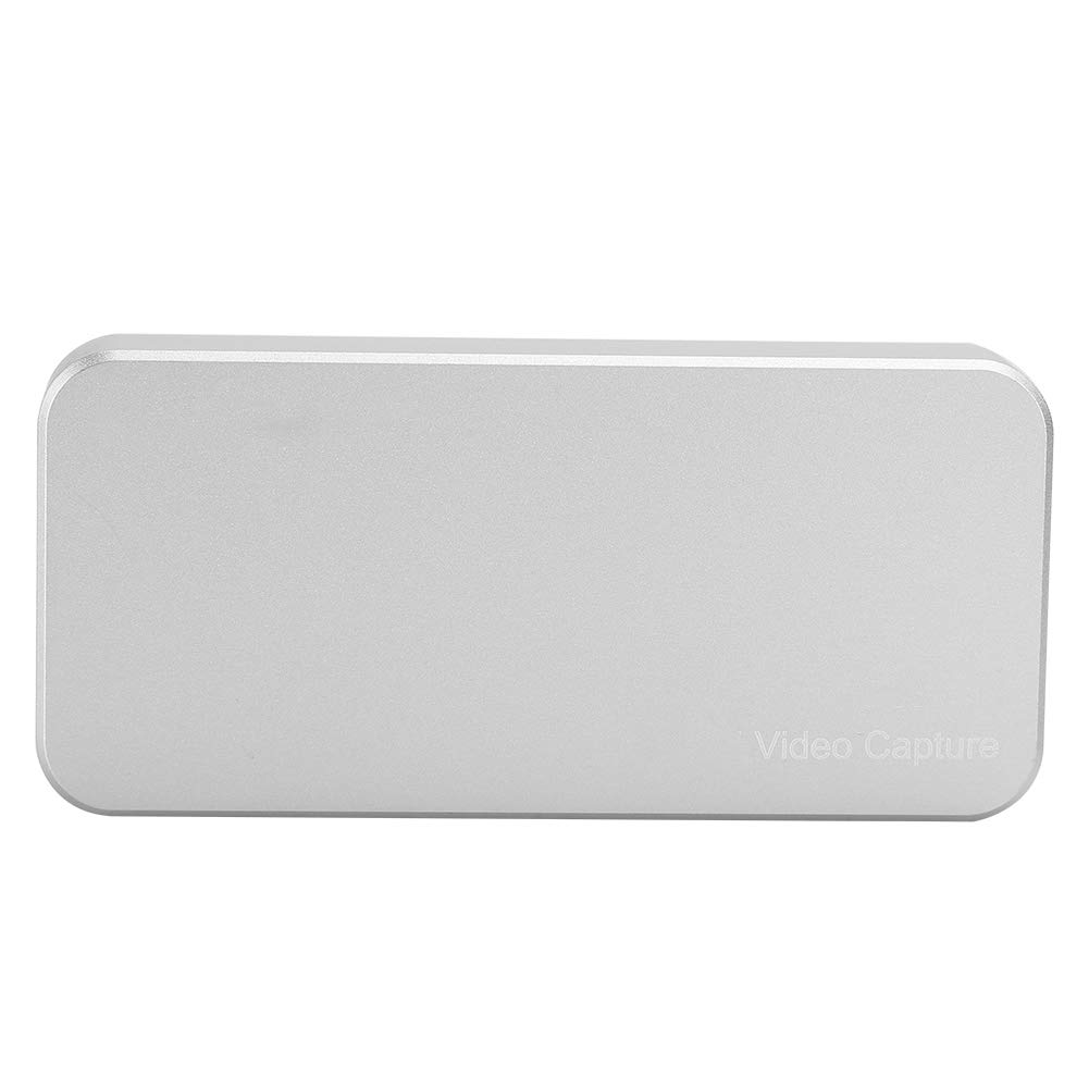 Ausla Tarjeta de Captura USB 3.0 Tarjeta de Captura de Vídeo 1080P 60 Fps Aleación de Aluminio Plug and Play para Grabación de Transmisión de Juegos en