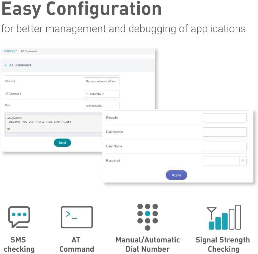 Miniatura 3 de GL.iNet GL-XE300 (Puli) 4G LTE Puerta de enlace industrial IoT, enrutadorpunto de accesoextensorWDS, OpenWrt, batería de 5000mAh, OpenVPN, SSH
