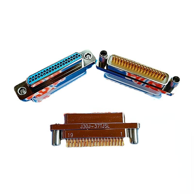 1pcs rectangular connector J30J-37TJL J30J-37ZKP 37ZKW-J/ZKN-J37 core TJ/ZK plug socket (J30J-37ZKSP welding cup type)